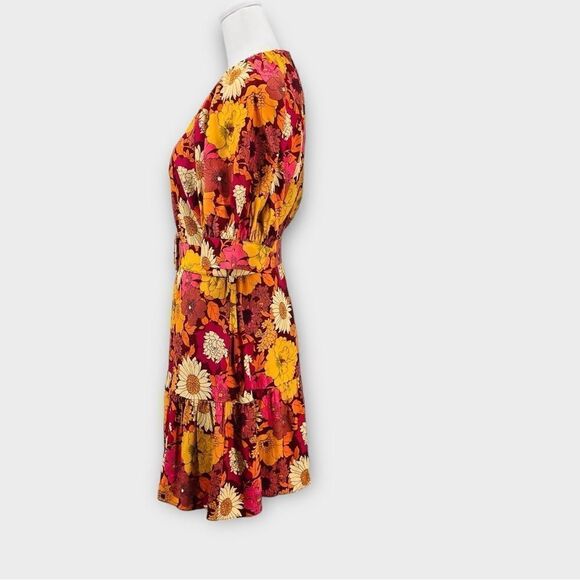 Ted Baker London Patti Floral Belted Mini Dress Women’s Size 3/US M - Picture 6 of 13